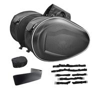 Generico de herramientas para motocicleta, lateral para motocicleta, bolsas de herramientas laterales expandibles para almacenamiento de equipaje, viaje impermeable para trasera de