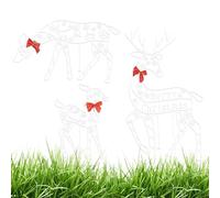 Genérico de jardín de Ciervos de pie, decoración al Aire Libre de navideños, Figura de exhibición navideña iluminada, Escultura Decorativa para el hogar, jardín, césped, Porche, Patio, en