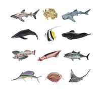 Genérico De Juguete - Modelo Interactivo Cognitivo,Modelos De Peces Artificiales | para Baño Exterior Familia Hogar Escuela Tiempo De Juego Educación Salón De Clases Aprendizaje