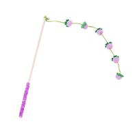Generico de juguete para gatos | Bastón interactivo con diseño de frutas y mango antideslizante | Juguete estimulante para gatos | para gatos y juegos en casa con peces y ratones Noia