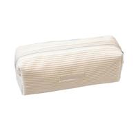 Generico de lápices, marsupios de terciopelo suave, bolsa para lápices grandes con cremallera robusta, bolsa cosmética linda lápices organizador, Color blanco., riferimento alla descrizione