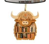 Genérico De Libro,Decoración Hogareña Encantadora de Animales de Madera - De Estantería De Animales - para Niños Familia Amigos Árbol Cumpleaños Halloween Thanksgiving Fiesta Año Nuevo