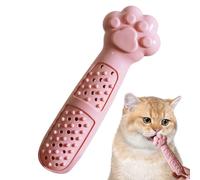 Genérico de Limpieza de Dientes para Gatos, Cepillo de Dientes para Gatos, con Hierba gatera, Interactivo para Masticar con Cepillo de de Goma para, Suministros para Mascotas,