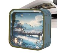 Generico de Madera con luz - Kit de Manualidades con lámpara artística | Lámpara de Escritorio para salón Dormitorio, decoración del hogar para mesitas de Noche