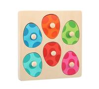 Generico de Madera de Dinosaurios | Juego Educativo de Huevos en | Juego de combinación de Colores | para niños y niñas, Escuela, hogar, Juegos, guardería