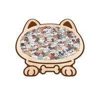 Genérico de Madera para Perros - Juego de Cerebro Animal, de Color Morandi, de decoración de Aprendizaje de 115 Piezas | Adecuado para niños Aprendizaje Adultos Relajación Vin