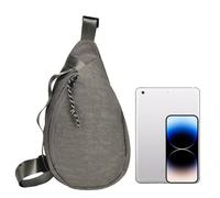 Genérico de maletero para hombre, de viaje, estatutos ajustables PACHE DE COSA MULTIPOGDE - con correa para el soporte de teléfono para viajes, gris, Se référer au descriptif