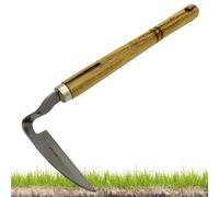 Genérico de Mano Equipo Exterior con Mango Madera Resistente | manual para hierba de jardín cultivo granja patio trasero y césped jardín parcelas de hortalizas