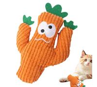Genérico de masticar para gatos, animales de peluche interactivo Catnip, playa gato con enriquecimiento natural, solución robusta para pequeños medianos grandes mayores, fácil salón