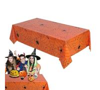 Generico de mesa para decoración de Halloween, mantel para decoración de Halloween | de manteles con de - 53,9 x 107,8 pulgadas Manteles con telaraña Decoraciones de Sciar