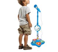 Genérico De Micrófono para Niños | Escenario LED Portátil: con Soporte para Grabar, Cantar Y Divertirse En Fiestas | Adolescentes, Estudios De Streaming, Navidad, Cumpleaños, Podcasts Y Entre