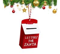 Genérico de Navidad de Hierro, buzón Creativo de Metal, de árbol de Navidad - Cartas al Padre Buzón Colgante de árbol de Navidad, Colgante