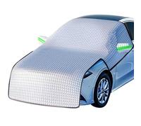 Generico de nieve para coche, protección anticongelante extendida para ventanas | para capó parabrisas para todas las estaciones, tejido portátil, sol y sombra, diseño fácil de instalar