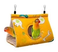 Genérico De Pájaro - Hamaca Colgante De Cabaña De Cobertizo De 9,84x5,51 Pulgadas, Cabaña De De Loro De Felpa, Refugio De Periquito De Invierno De Felpa | para Guacamayos Periquitos Periquitos Cacatú