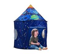 Genérico De para Niños Space Rocket - Casa De con Castillo Grande para Niños Pequeños De Campaña para Nave Espacial | Interior Portátil para, Casa De para El Hog