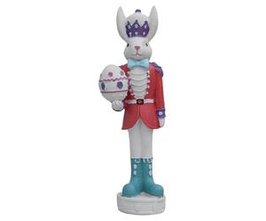Generico de Pascua | decorativo colorido para las vacaciones de resina | Figurita de mesa de soldados de conejo | Expositor para la mesa de entrada de la casa para las vacaciones de primavera