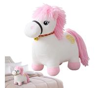 Genérico de peluche de caballo de año nuevo lunar, mascota de caballo linda - juguete de peluche suave, animal para adultos, dormitorio, enfermería, hogar, estante oficina, coche, salón, decoración de