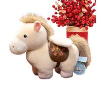 Genérico de Peluche de Caballo - diseño Chino de 20 cm, 2026 Animal de Peluche Suave de Caballo, Regalo para Adultos, de cumpleaños, habitación de enfermería