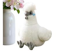Genérico de peluche de gallina, cojín suave y realista para , de peluche animal lindo para adultos, guardería, mesas, casa, escuela, oficinas, librerías, sofás, bibliotecas,