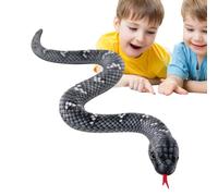 Genérico De Peluche De Serpiente - 39 Pulgadas De Gran Reptile Realista, Juego De Animales Dulces | Juguete De Serpiente De Peluche Gigante para Relleno De para, Accesorio De Broma