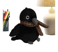 Genérico de peluche - Decoraciones de animales con una bufanda linda, decoraciones de Halloween de cuervos para la habitación de cumpleaños Le Tout-Petit la Maison Les garçons la fille