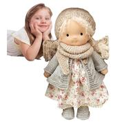 Genérico de peluche hecho a mano - Regalo de cumpleaños de peluche de dibujos animados para ellos, de tela linda con accesorios de vestido, regalo de vacaciones creativo para Les e