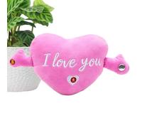 Genérico de Peluche Interactivo | Adorable Y Tierno Muñeco En Forma De Corazón De Amor | Peluche Musical con Sensor | para Niños, Niñas, Preescolares, Padres, Reuniones en Casa, Aula y Guardería