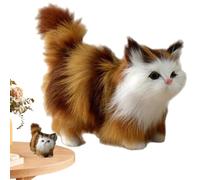 Genérico de Peluche para Gatos, Gato Realista, pequeños Animales de