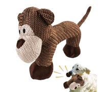 Generico de peluche para perros, juguetes para perros que chirrian,Animales para masticar para chirriantes - para la limpieza de los dientes de los dioses, de peluche súper