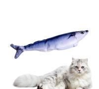 Generico de Pescado saltarín para Gatos | 150 mAh saltellante, automático Interactivo Caza enriquecimiento con Cubierta Lavable | para Juegos Interiores y Exteriores casa Caza Anti Ruido