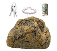 Genérico De Piedra para Llaves para Exteriores - Piedra De Almacenamiento De Llaves Oculta De Resina De 10,5x7x5 Cm, De Jardín Impermeable De Mano De Obra Sofisticada | Novedad Ocultador De Cosas D