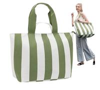 Genérico De Playa 50L Con Cremallera, Extra Grande Tote De Con Correas De Hombro - Ligera BolsaDe Nylon Para Fin De Semana Y Piscina | Gimnasio, Yoga, Vacaciones Todo-en- Para Bañador, Toa