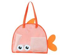 Generico de playa de red | de red de playa - Grande Tote Multifuncional Mujer para Viaje Gimnasio Vacaciones Verano Familia, NARANJA, riferimento alla descrizione