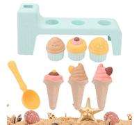 Genérico de playa para moldes de hielo, cubo y paleta - kit de construcción de castillos de , para niños y niñas a partir de 3 años patio trasero jardín frente al mar lago
