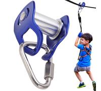 Generico de poleas | Bloque de aleación de aluminio de alta resistencia - Bloque de polea individual | para escalada cuerda para extender bandera bandera bandera garaje techo camping bicicleta carga