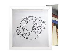 Generico de recuerdos con ranura | Decoración de tema espacial con gancho - de recuerdos con carga | para pared, viaje, fotos, museo, recuerdo, concierto, escritorio