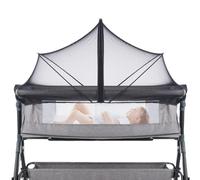 Genérico de Red para moisés para bebé - Red de Malla Transpirable portátil de 90 cm, Escudo Protector Plegable | para Dormir Segura para Cuna, Hamaca, cabecera, Uso de Viaje