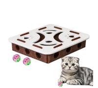 Generico de rejilla para gatos | con bola de fieltro, actividad sensorial, con juguete y pelota para gatos - para zona de juegos, apartamento de entrenamiento conductual solo después