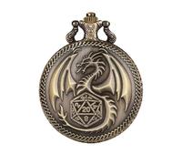 Genérico De Reloj De Bolsillo para Dados, De Almacenamiento Vintage, Contenedor De Exhibición De Cadena De Cintura, Accesorio Nostálgico para Juegos De rol, Diseño De Metal Duradero para Juegos De Me