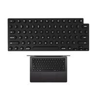 Genérico de Teclado Elevada para Uñas Largas,Silicona con Relieve | Teclado Portátil - para Mujeres, Gamers, Escritoras y Estudiantes en Casa, Oficina o Estudio