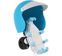 Genérico de teléfono para motocicleta, pinza móvil antivibración, construcción, diseño de casco pequeño rígido | manillar giratorio, ajuste ajustable, toma segura de TV