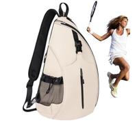 Generico de tenis, al aire libre Fitness Training Shoulder Bag, Large Capacity Pickleball Sling Backpack Men and Women, Badminton Racquet Organizer Versatile Ideal for Sports, Travel, Gym