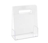 Genérico de Transporte de Flores de Acrílico - de Ramo Transparente de 25x20x12cm 300g, Embalaje de Suministros de Floristería | Cesta elegante para rosas de boda y decoración del hogar.
