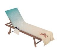 Genérico de Tumbona para Playas - con de 210x74 cm Microfibra Absorbente,Cubierta para Silla de Exterior, Piscina y Playa - para Viajes, Patio, Picnic, SPA, Hotel, Exposición al Sol y Tomar el Sol