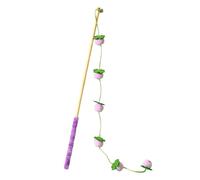 Genérico De Vara para Gatos | Vara De Juego Interactivo para Autojuego con Diseño De Fruta | s De Madera para Gatos | para Juego De En Interiores con Ave, y Ratón contra El Aburrimiento