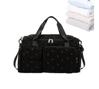 Genérico de viaje grande - deportiva para gimnasio | Bolsapara llevar todo el fin de semana | Organizador expandible de bolsas de con compartimento separado para zapatos para viajes de mujere