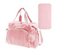 Generico de Viaje para pañales - de Hombro de Gran Capacidad con para Chupete, Mochila de Entrega de Mano de Obra portátil, Suministros para bebés para el hogar, Viaje, Rosa,