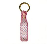 Genérico de Viaje para Portabotellas de Vino - de Viaje para Vasos con Asa de Resina,Portabotellas de Malla - para Picnic Cumpleaños Boda Reuniones Familiares Banquetes Uso Diario