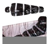 Genérico Dead Body Bag Prop, Falso Corpse Decoration, Halloween Prop, Realistic Look, Lightweight Build, Plegable Design, Spooky Scene Setter, Perfect for Yard, Garden, Patio, Lawn, 35x20x150 cm