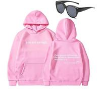 Genérico Dear Person Behind Me Hoodie Sudadera You are Enough Hoodie Sudadera a la Querida Persona Detrás de Moi, Pink (White Text), S